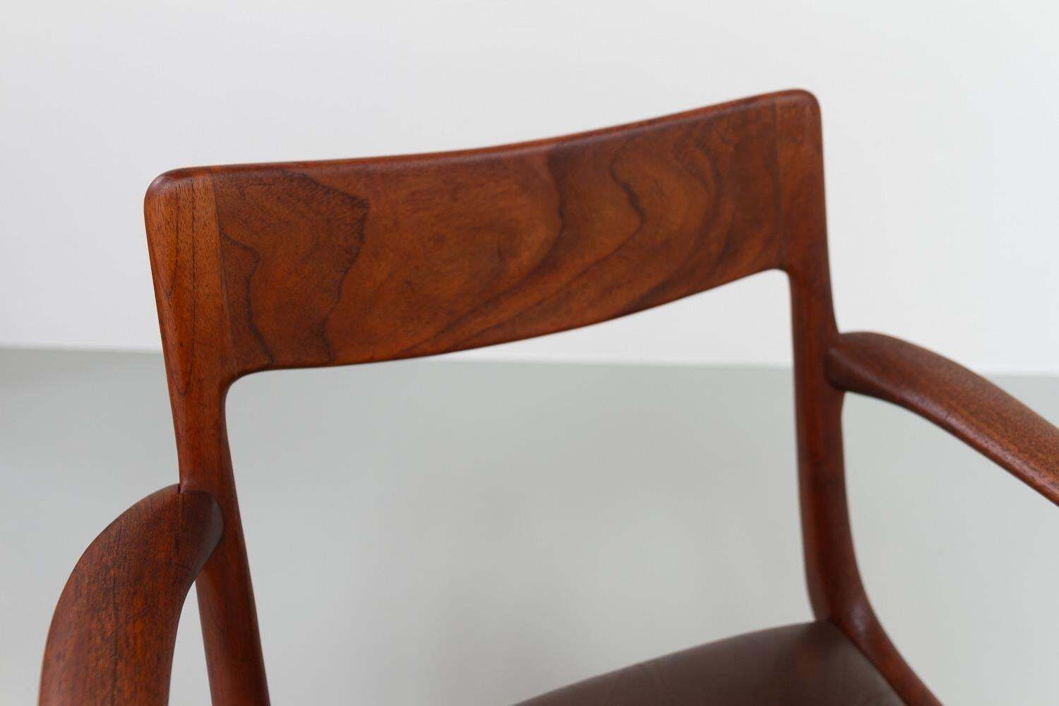 Boomerang Teak Armchair By Alfred Christensen For Slagelse Møbelværk, 1960s photo vintage