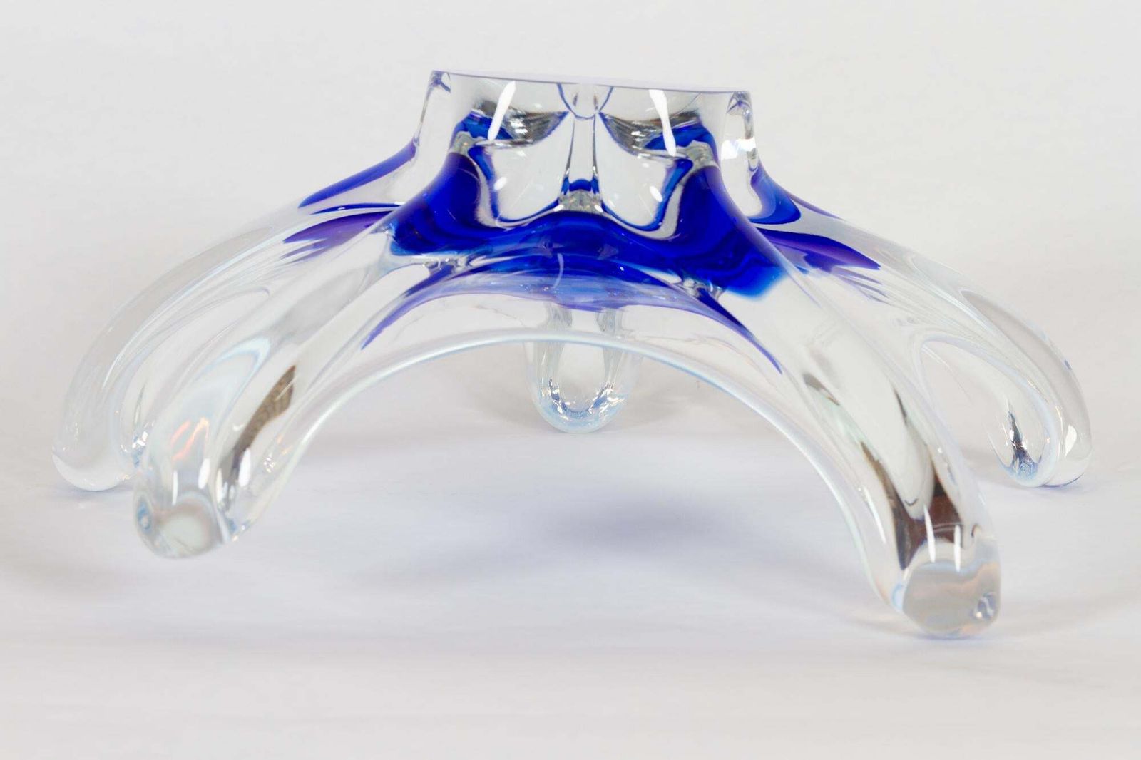 Home Decor Scandinavian Modern Glass Bowl, 1950s photo