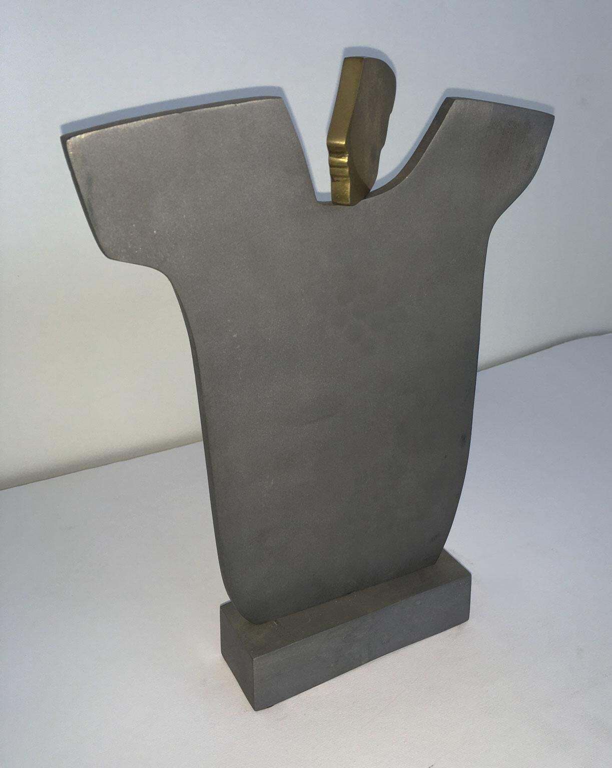 photo vintage 1980 Italy Abstract Bronze Sculpture Ottorino Tonelli Giulietta Juliet