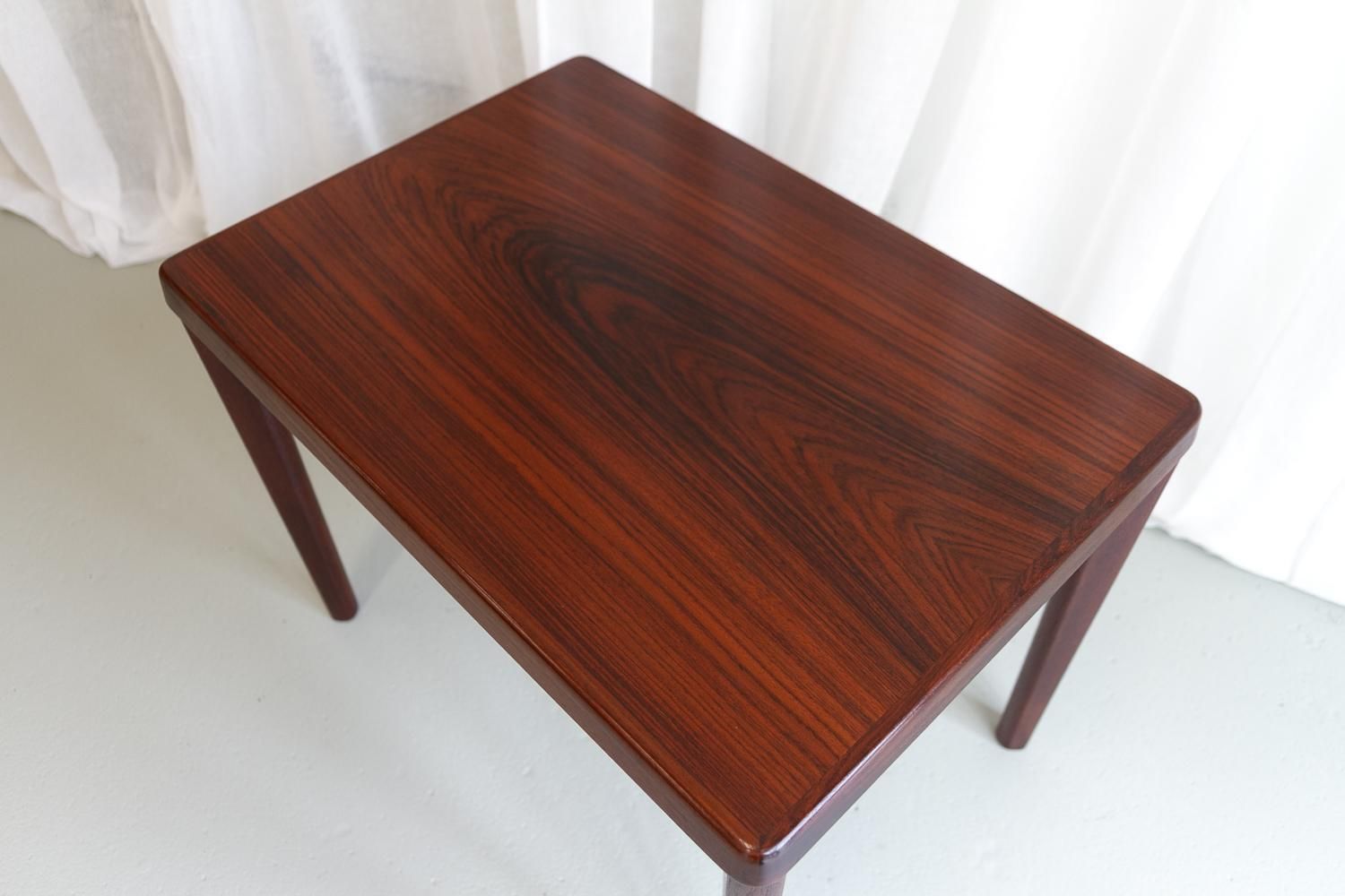 photo furniture Rosewood Side Table By Henning Kjærnulf For Vejle Stole Og Møbelfabrik, 1960s.