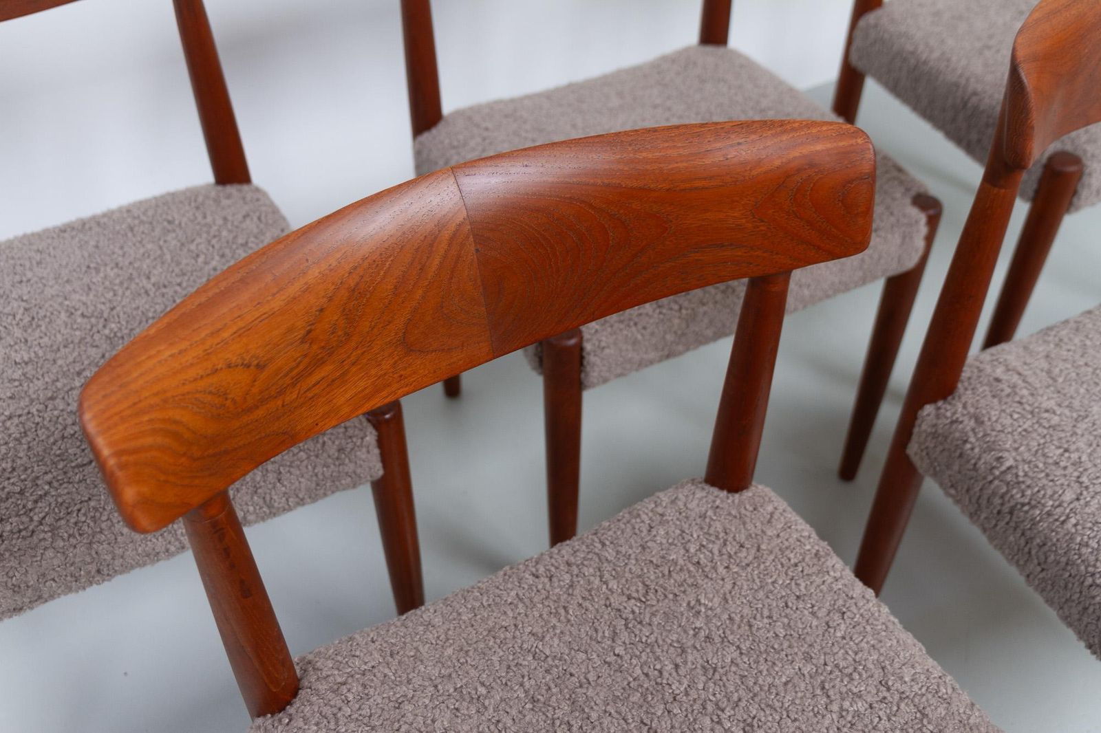 photo furniture Danish Modern Teak Dining Chairs By Knud Færch For Slagelse, 1960s. Set Of 6.