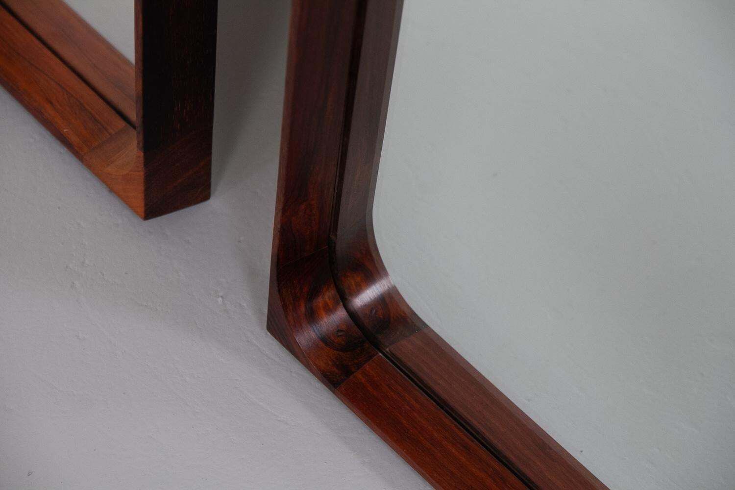 Danish Modern Rosewood Mirrors By Niels Clausen For Nc Møbler, 1960s. Set Of 2. photo 3229.0