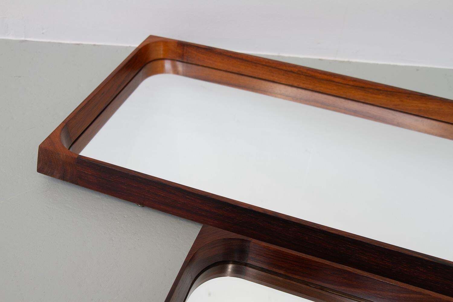 Home Decor Danish Modern Rosewood Mirrors By Niels Clausen For Nc Møbler, 1960s. Set Of 2. photo
