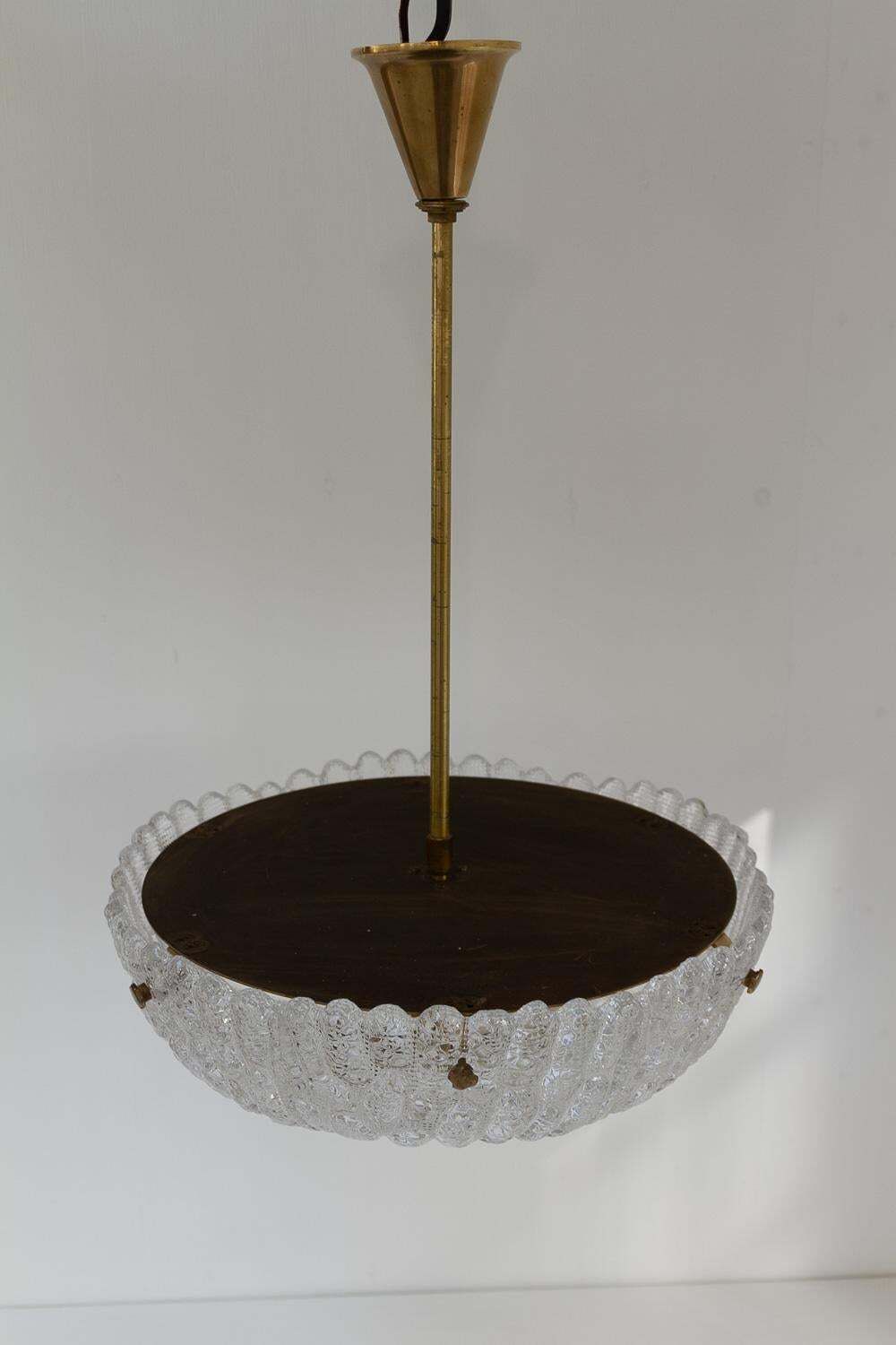 Scandinavian Orrefors Embassy Crystal Chandelier By Carl Fagerlund, 1960s. photo vinterior