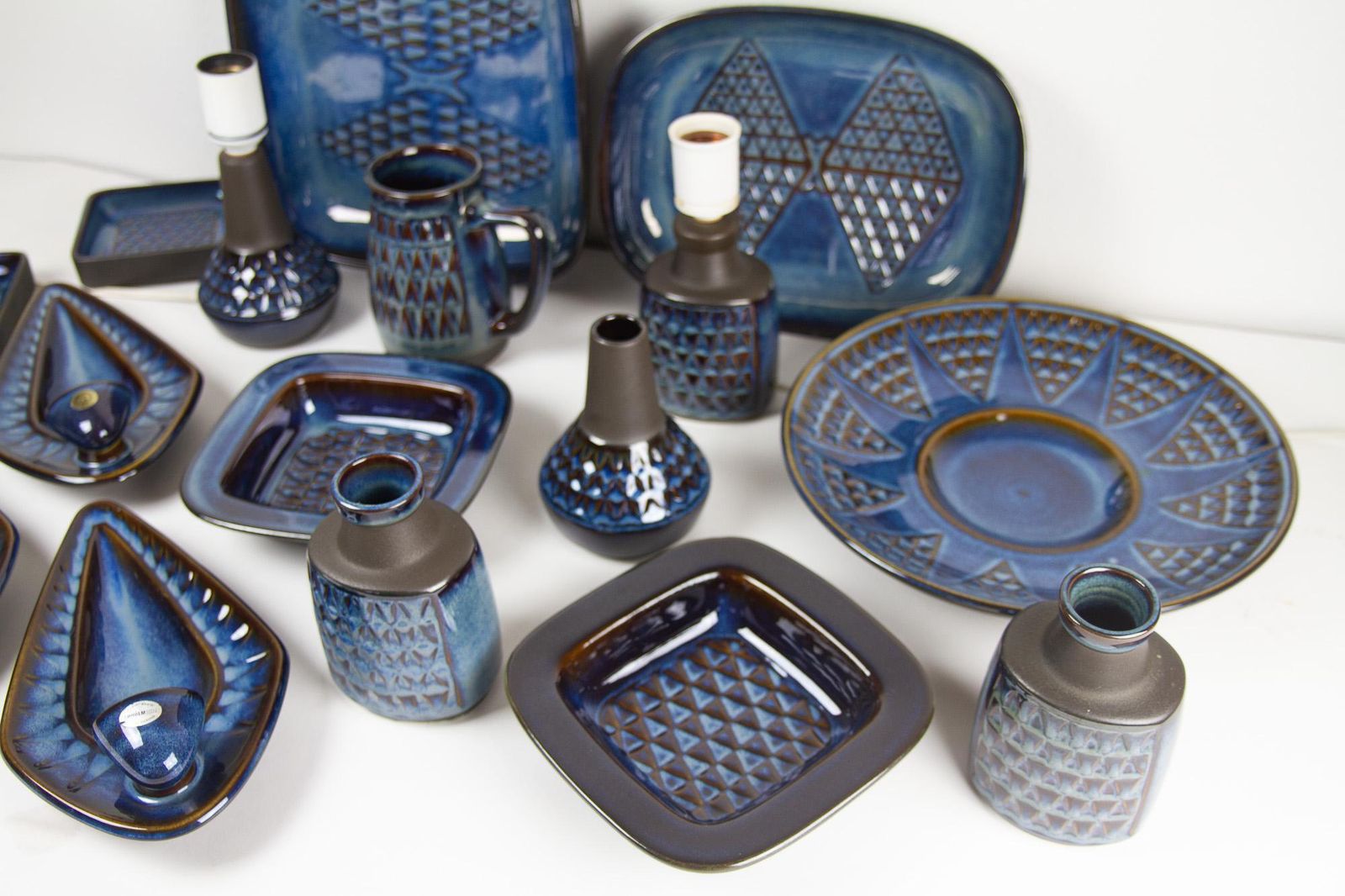 Danish Mid Century Modern Stoneware By Søholm 1960s, Set Of 17 photo Home Decor