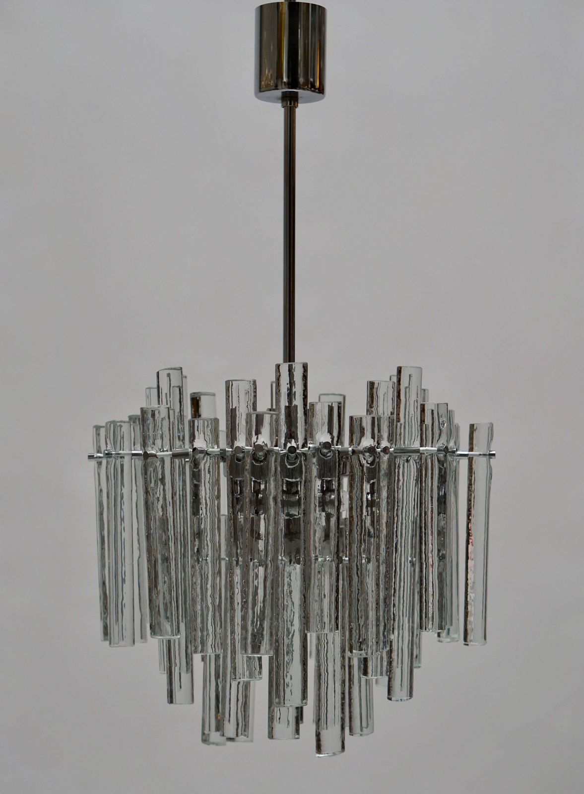Gilt Metal Crystal Glass Chandelier By Kinkeldey photo furniture