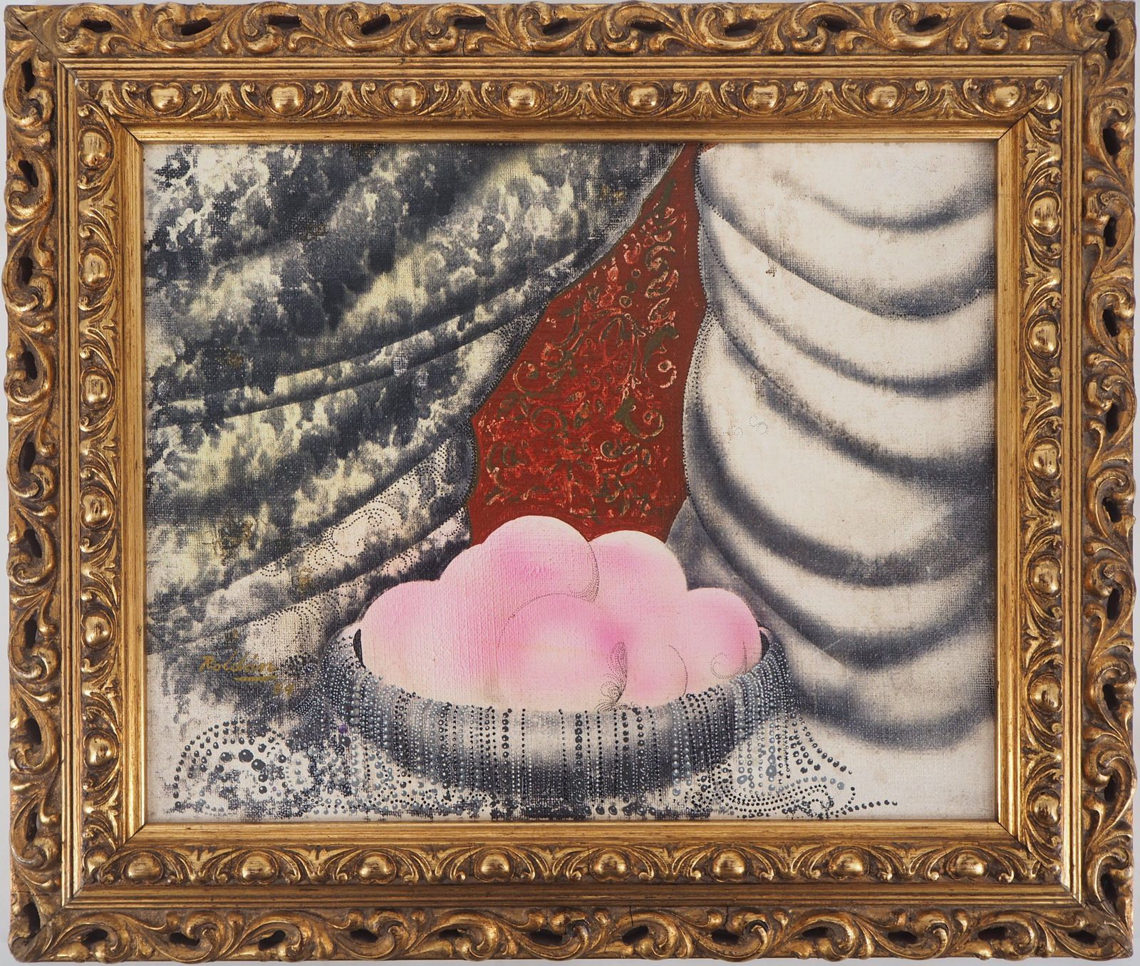 Modesto Roldan The Precious Pearls   Original Oil On Canvas, Handsigned 1984
