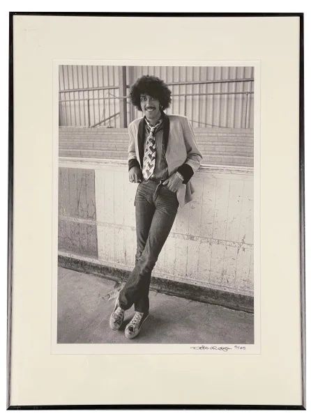 Denis O’ Regan Signed Photograph 5/25 – Phil Lynott, Pinkpop Festival, 1978