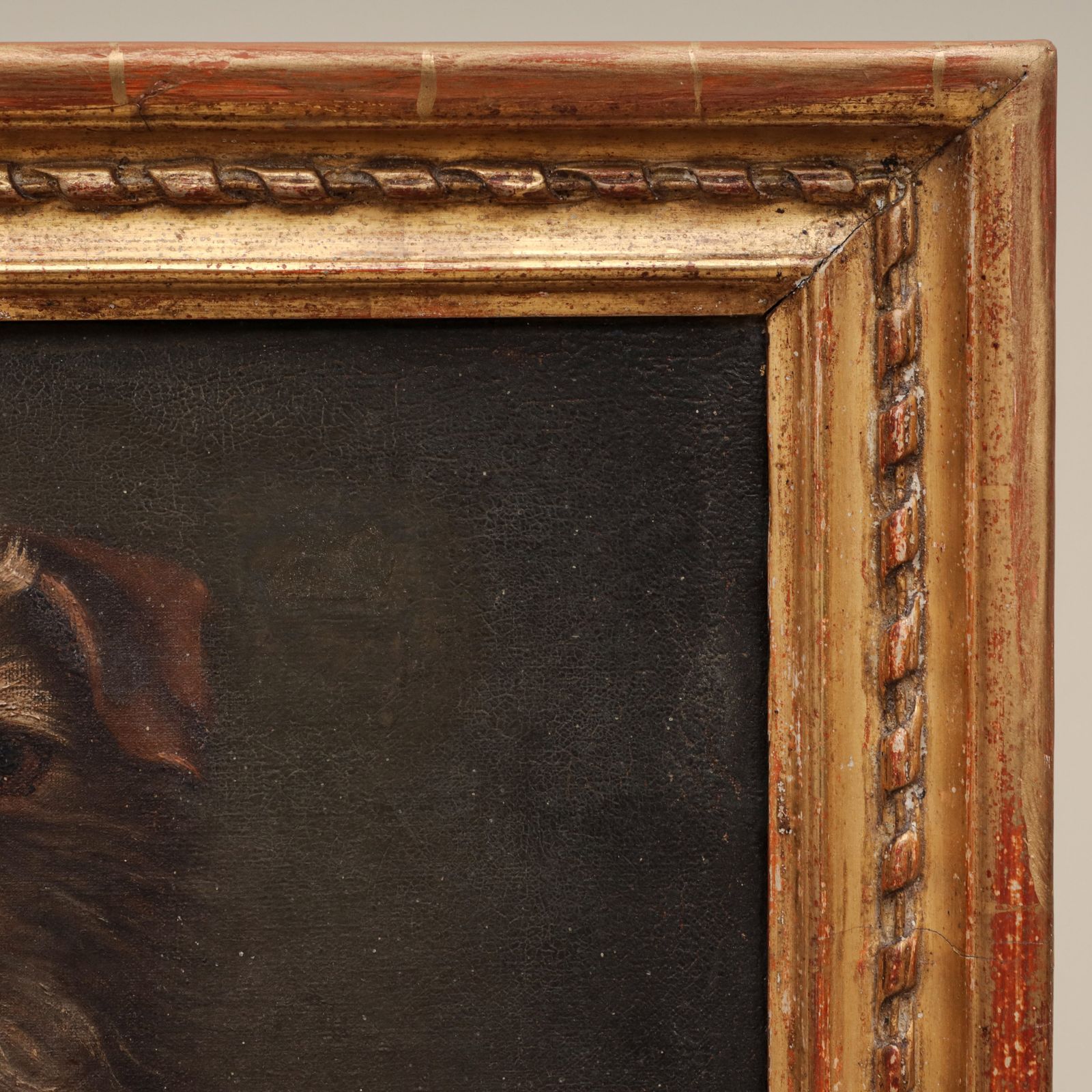 A 19th Century Painting Of A Dog photo vinterior