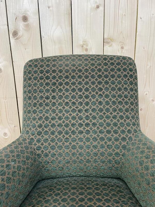 Fauteuil Bergère époque Napoléon III Velours Vert photo 690.0