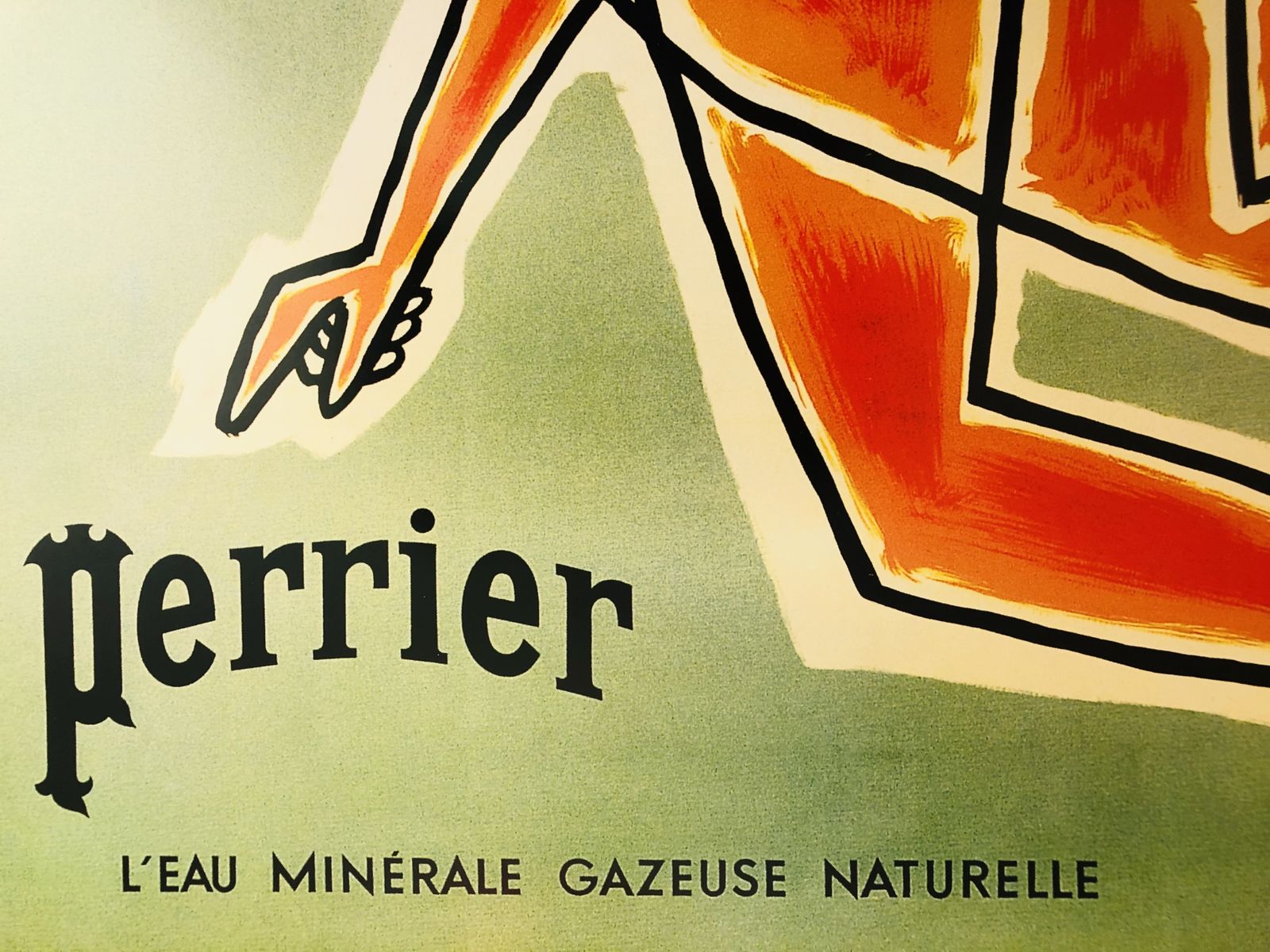 photo furniture Raymond Savignac, C.A. 1995   Perrier   Original Vintage Poster Cm 60 X 45,5