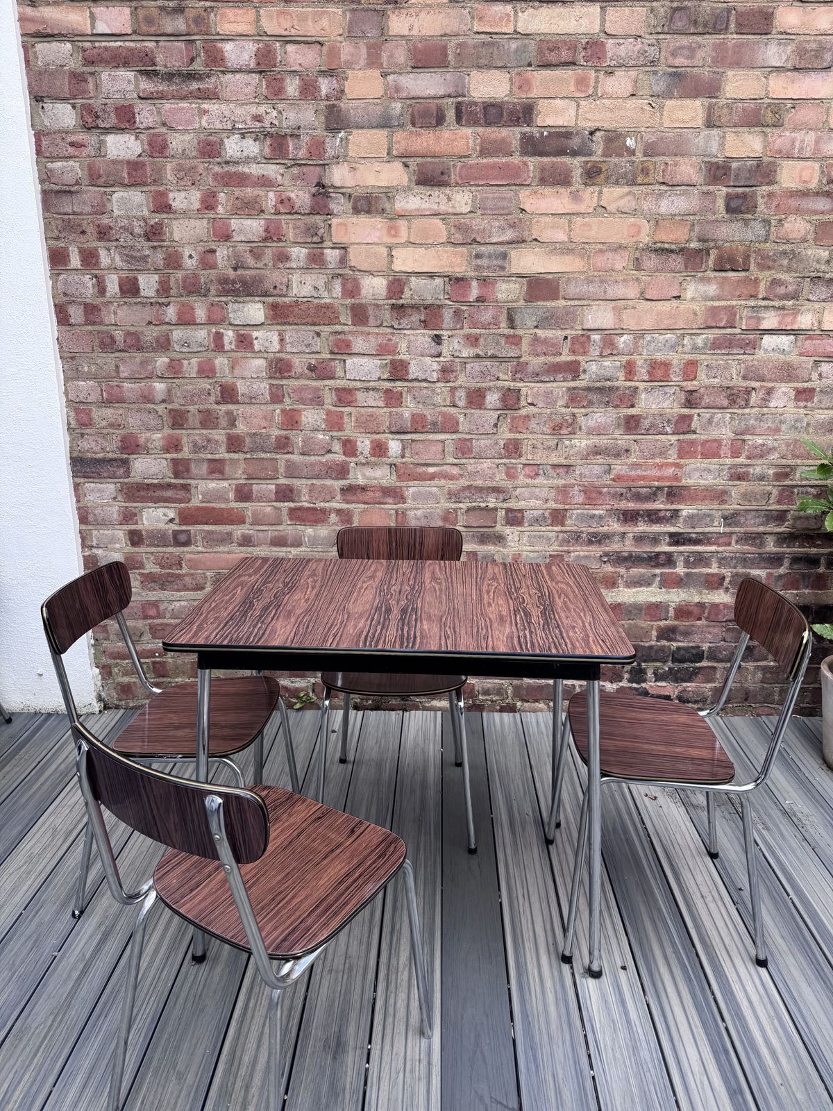 1960's Vintage Tavo Table And Four Chairs   Made In Belguim photo furniture