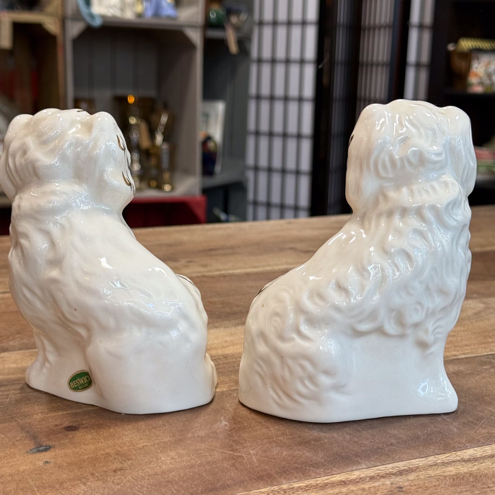 Beswick Pair Of 14cm X 10cm King Charles Spaniel Wally Dugs photo 185.0