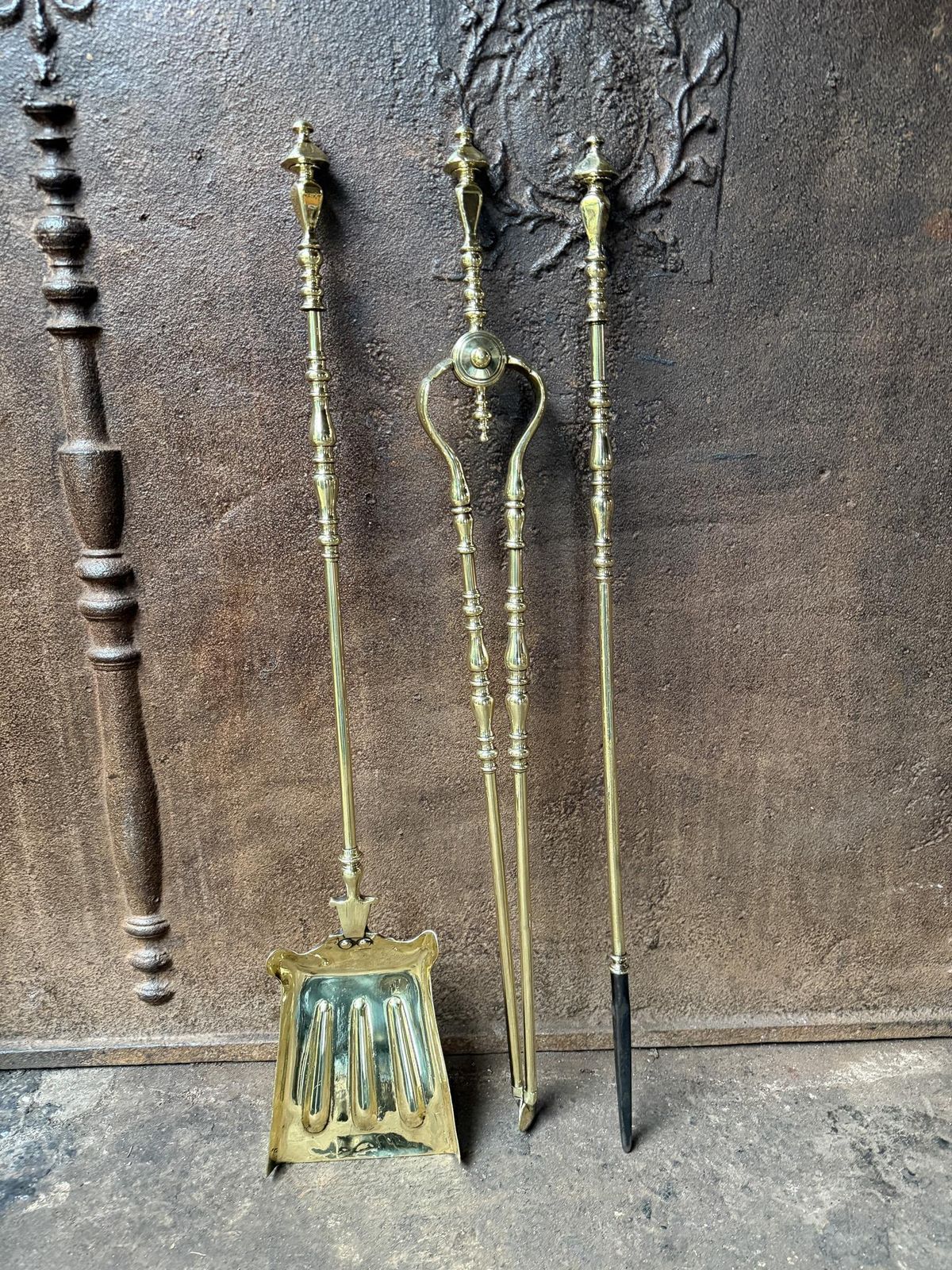 Victorian Fireplace Tools Or Fire Irons, 19th Century, United Kingdom photo for sale