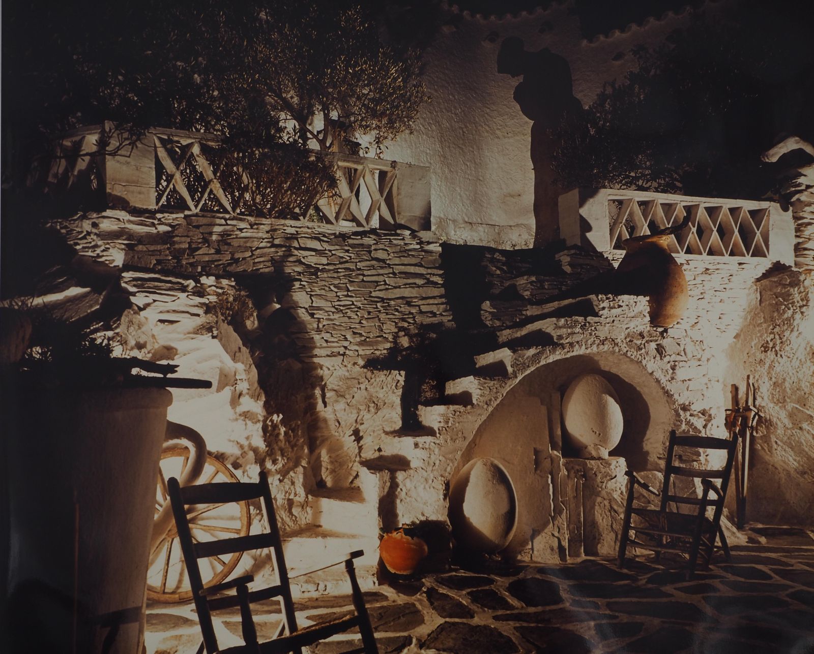 Marc Lacroixexterior Of Dalí'S Figueras Castle   Original Gelatin Silver Photography1971 photo furniture