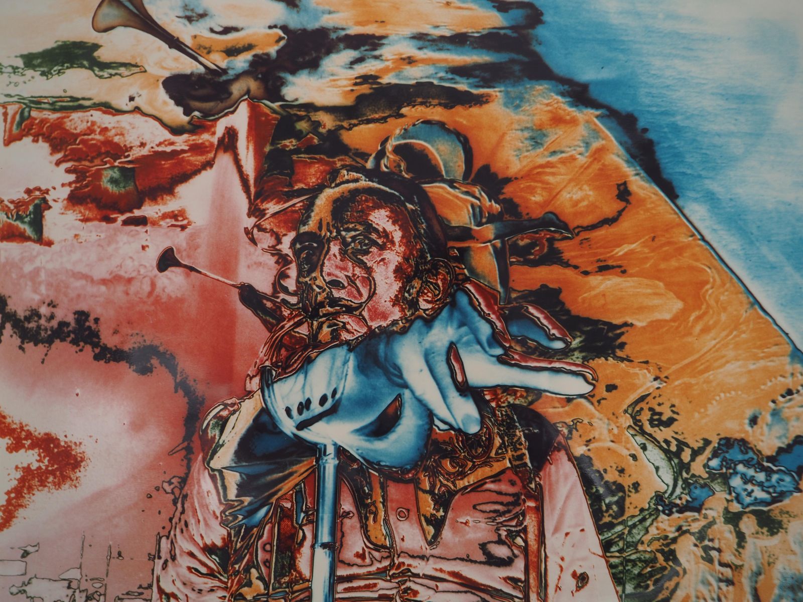 Marc Lacroixpsychedelic And Surrealist Dali   Original Gelatin Silver Photography, Signed1971 photo furniture