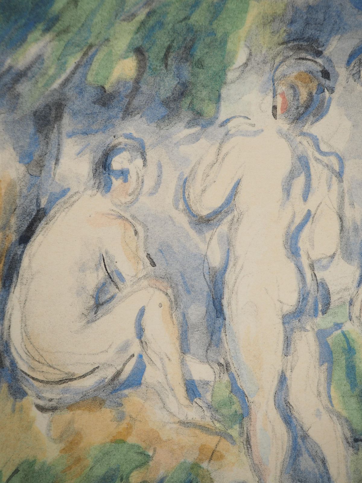 The Bathers In Provence   Lithograph, 19711971 photo for sale