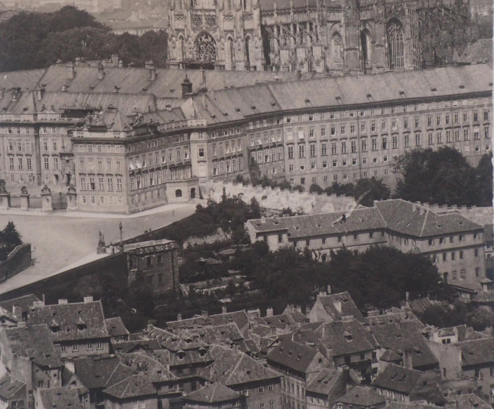 Josef Sudekczech Republic : Prague Castle   Original Gelatin Silver Photography photo for sale