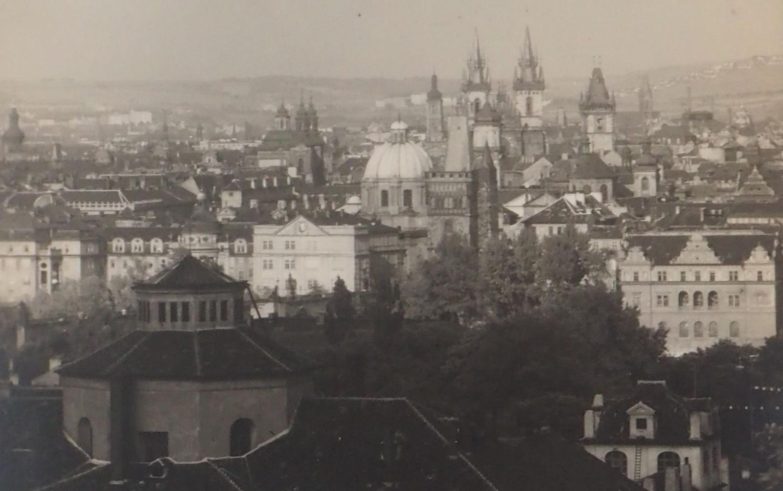 Josef Sudekview Of Prague   Original Gelatin Silver Photograph photo Art