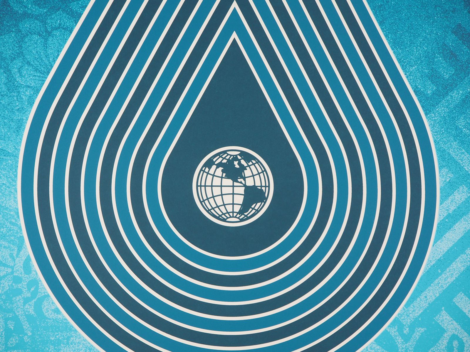 Shepard Faireyecology : Protect The Planet (Earth Crisis)   Tall Screenprint Signed & Numbered photo buy