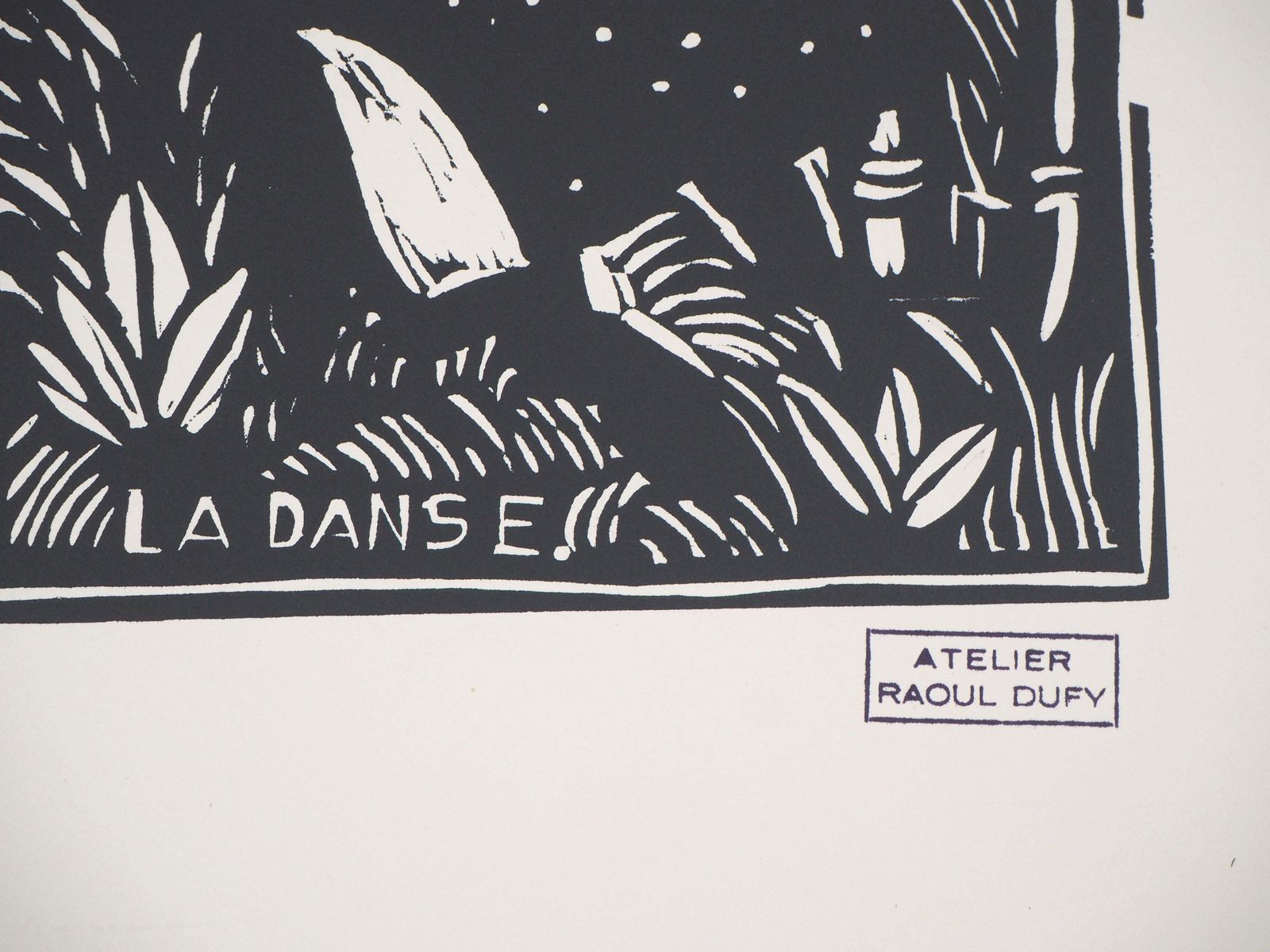 Raoul Dufythe Dance   Original Woodcut   Signed1910 photo furniture
