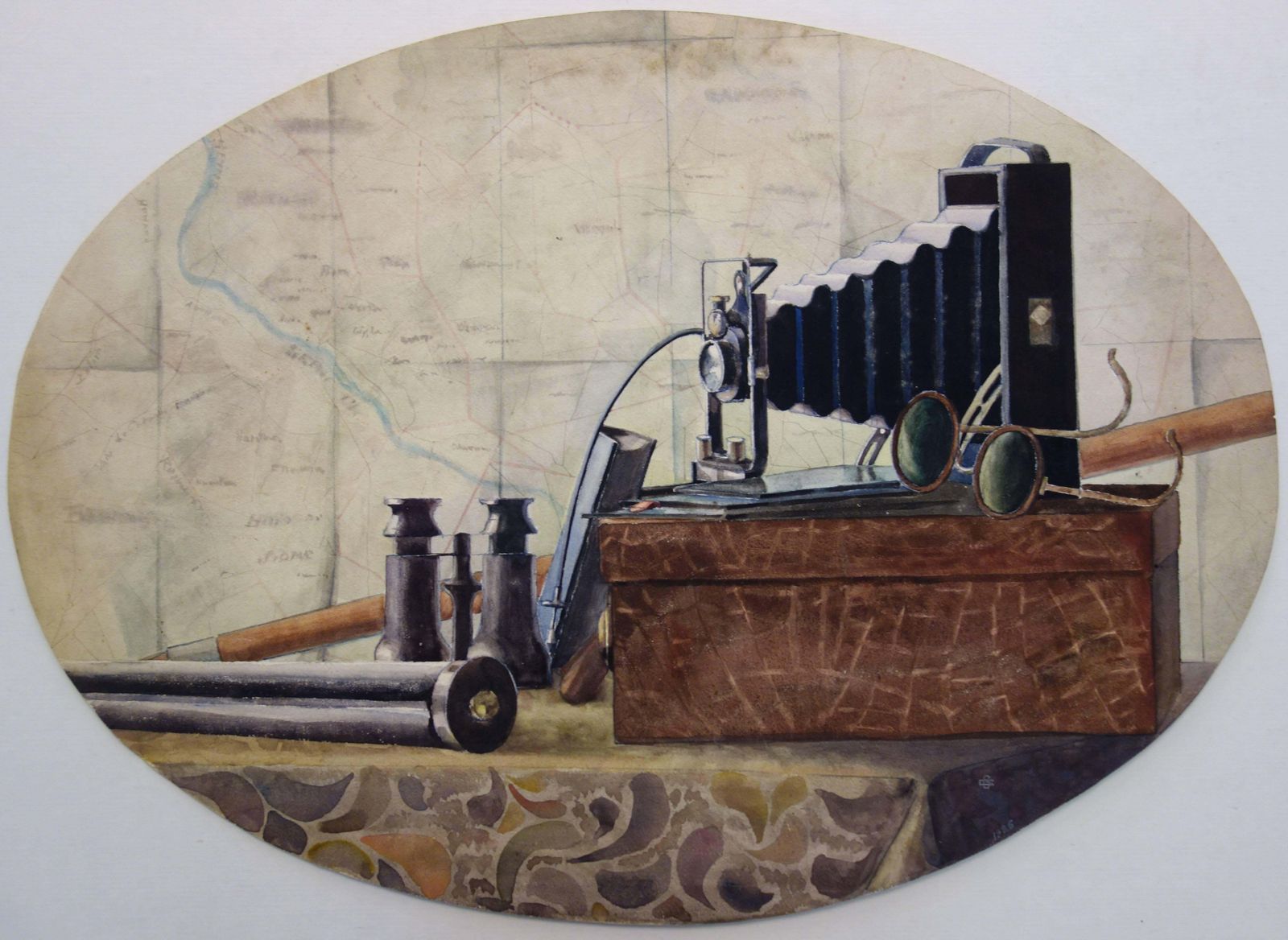 Gaston Coppenstribute To Photography   Original Watercolor