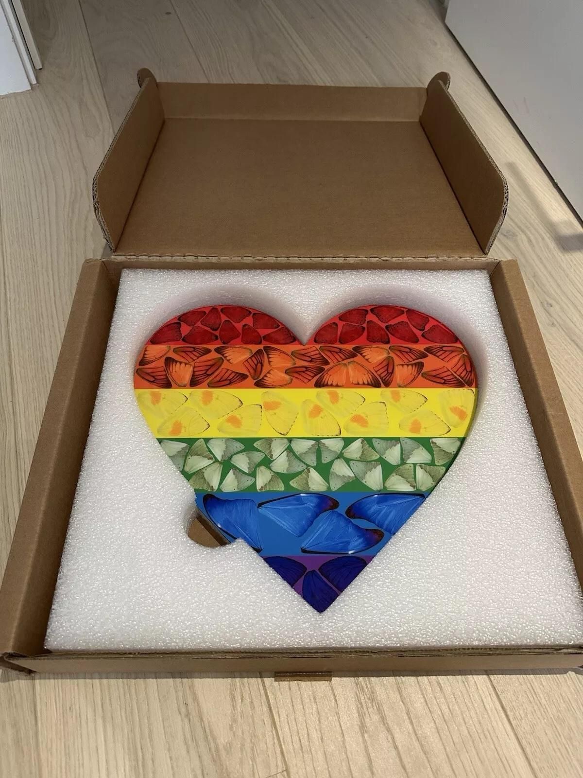 Damien Hirstbutterfly Rainbow Heart (H7 4) (Small)   Contemporary Art2020 photo furniture