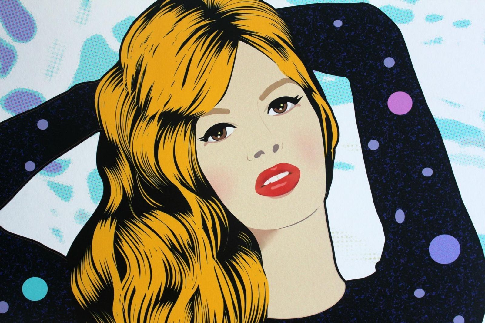 Danuta Dąbrowska Siemaszkiewiczb.B   Xxi Century, Contemporary Figurative Print, Women, Fashion, Colourful2012 photo furniture