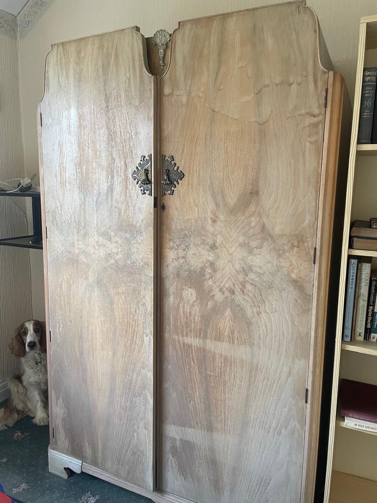 Vintage 3 Piece Bedroom Suite    Two Wardrobes And Dressing Table photo Furniture