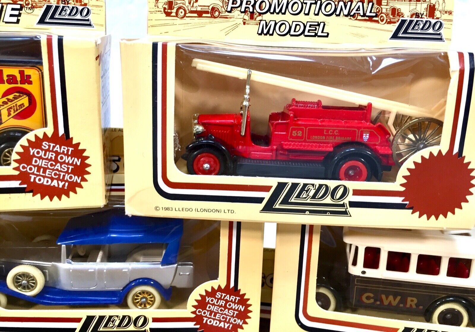 Vintage Set Of Day Gone By Lledo Collection Of 16 X Models / Boxed / 1980s photo buy