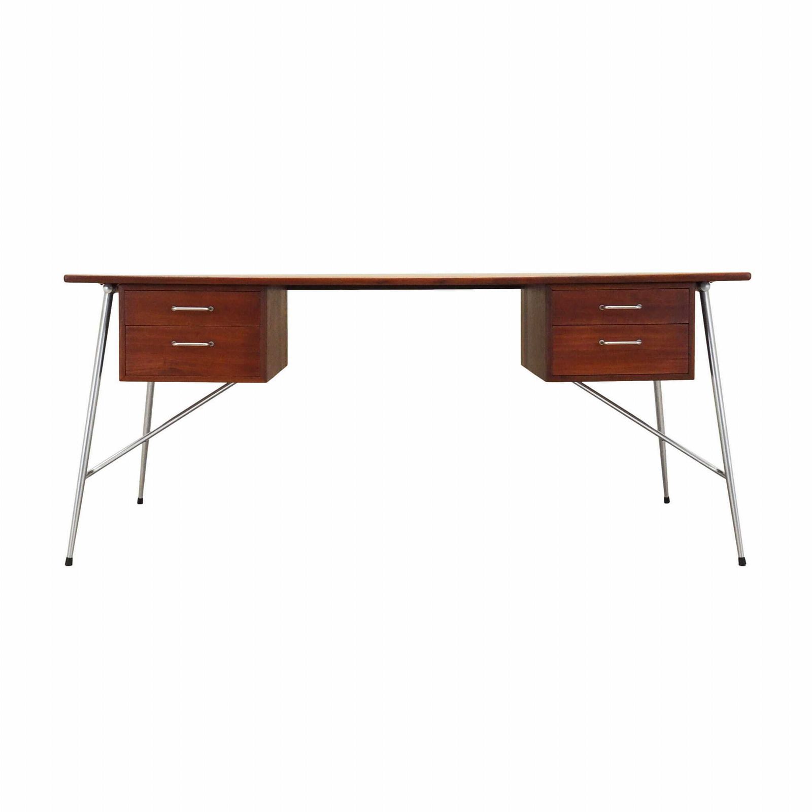 Teak Desk, Danish Design, 1960s, Designer: Børge Mogensen, Manufacturer: Søborg Møbler