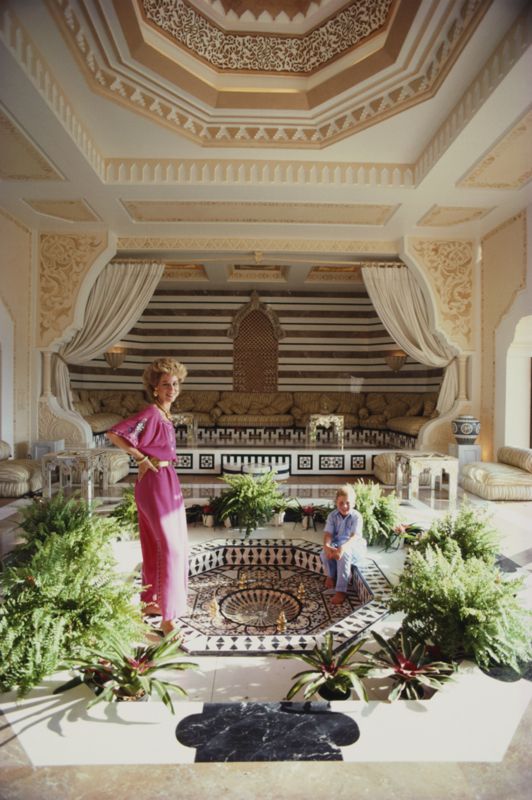 Slim Aarons 'Rosemary And Khaled Said' Framed White