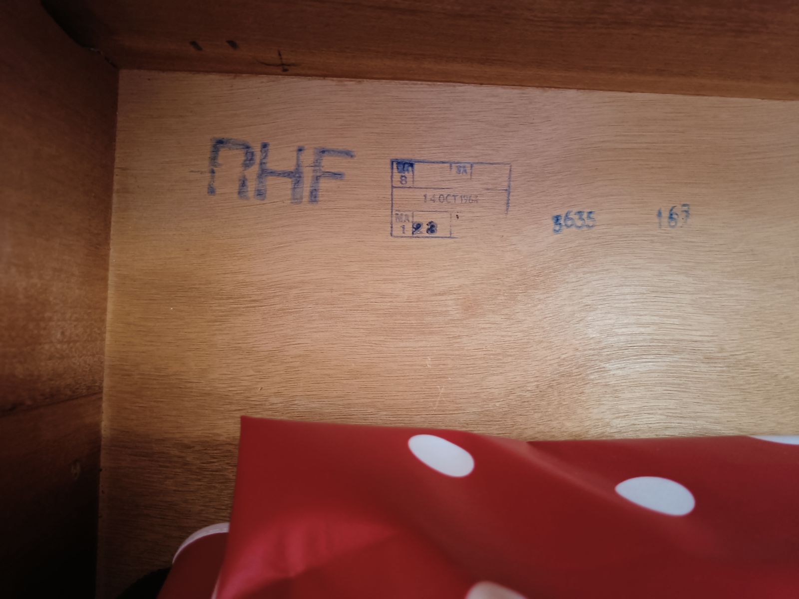 Royal Heritage Furniture (Rhf) Sideboard October 1964 photo 350.0
