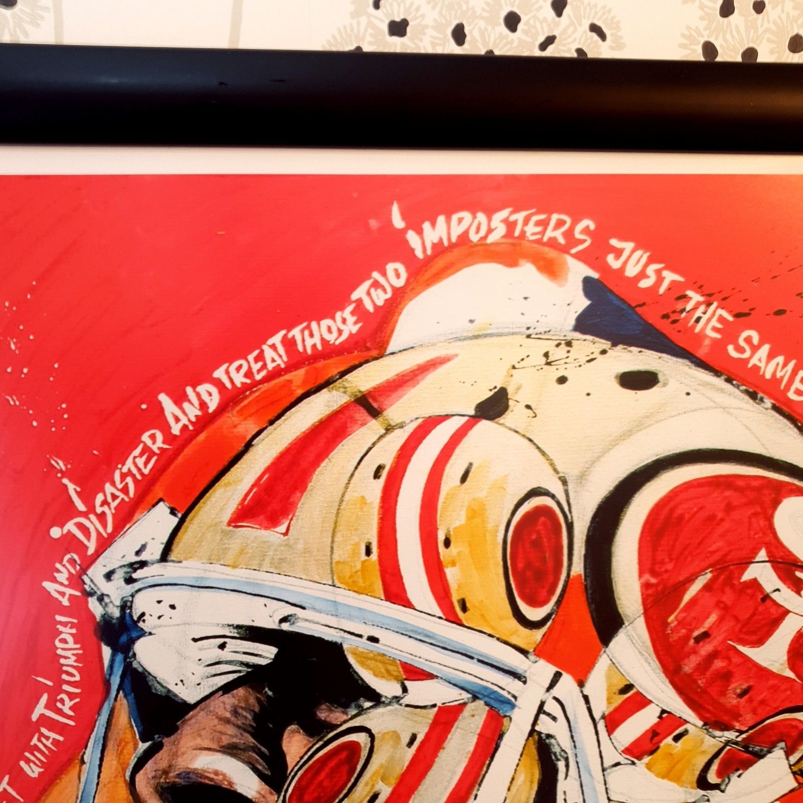 San Francisco 49ers Print Nfl American Football Ltd Ed 8/42 Framed Stefan Moriame photo Art