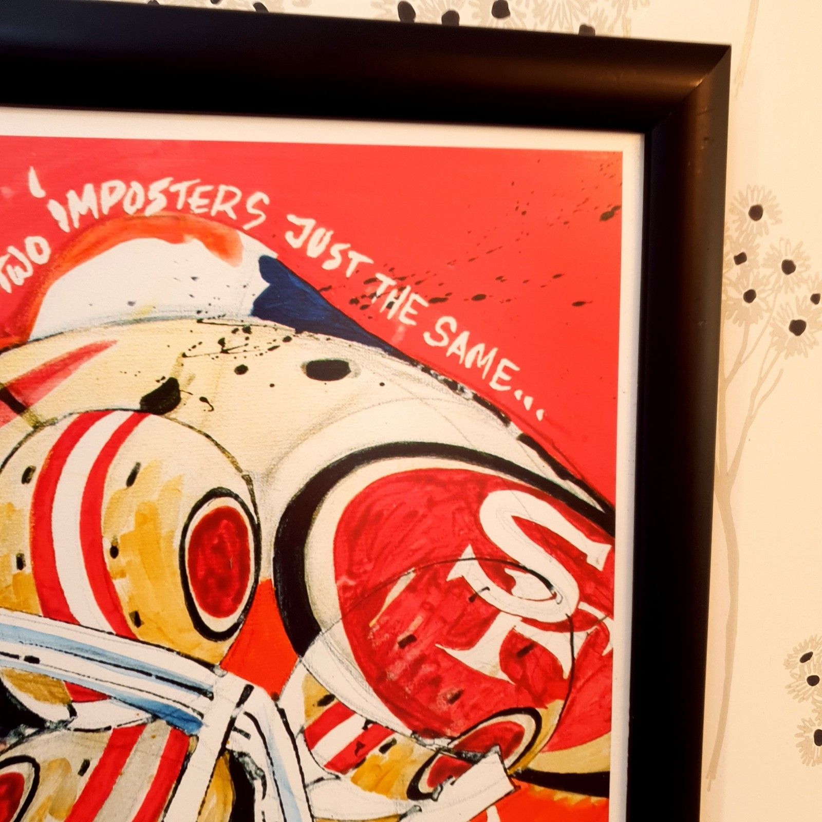 San Francisco 49ers Print Nfl American Football Ltd Ed 8/42 Framed Stefan Moriame photo 100.0