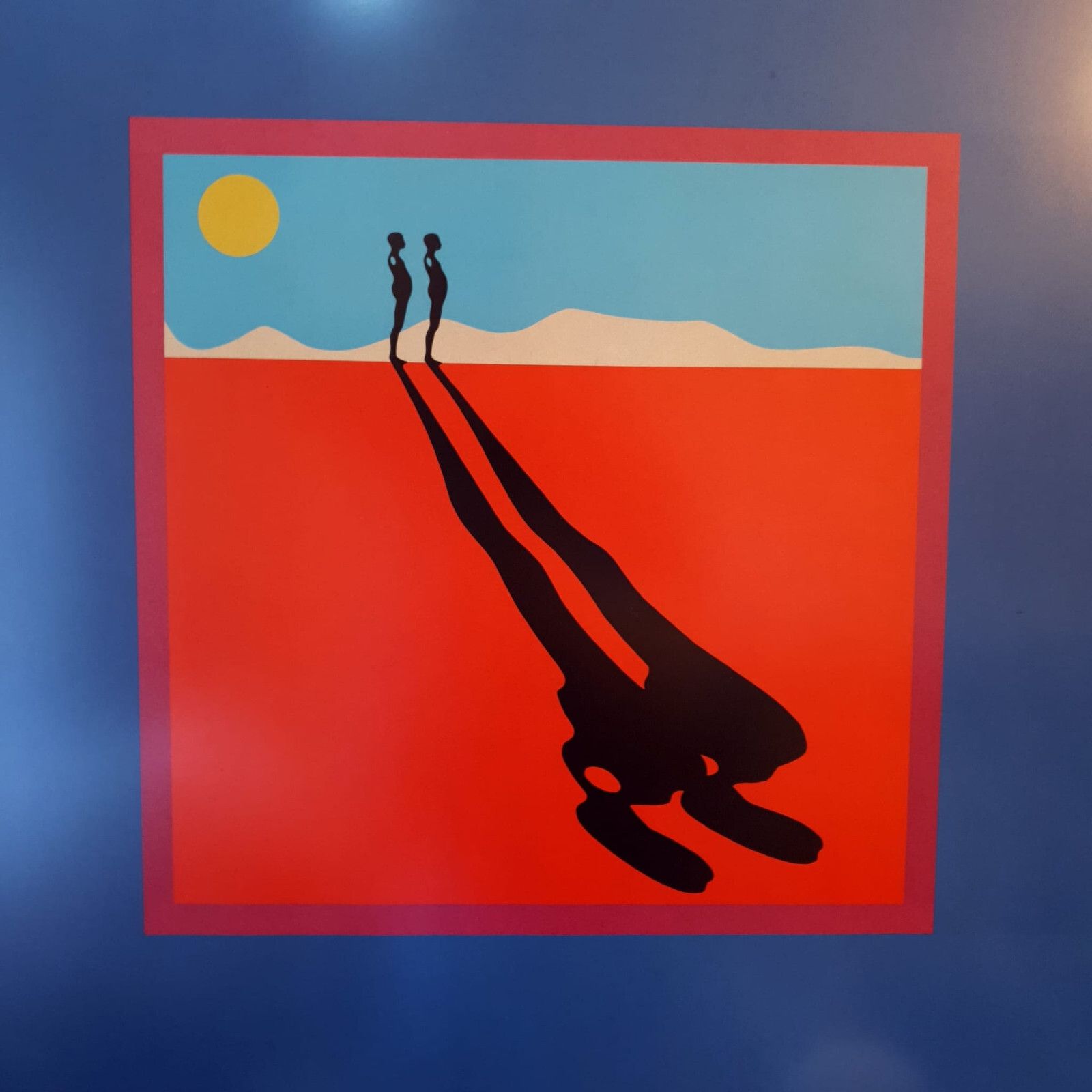 Ernest Trova 1970 Serigraph Print Pace Pop Art Gallery Exhibition Metal Frame photo Art