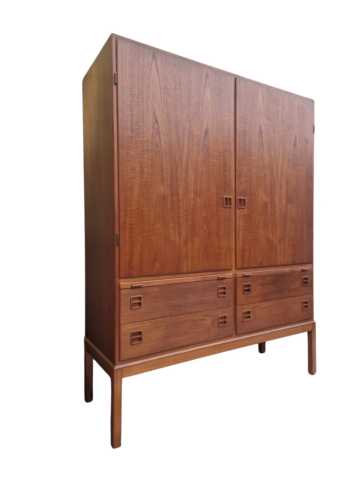 Mid Century Danish Teak Cabinet By Johannes Andersen For Bernhard Pedersen, C. 1960s