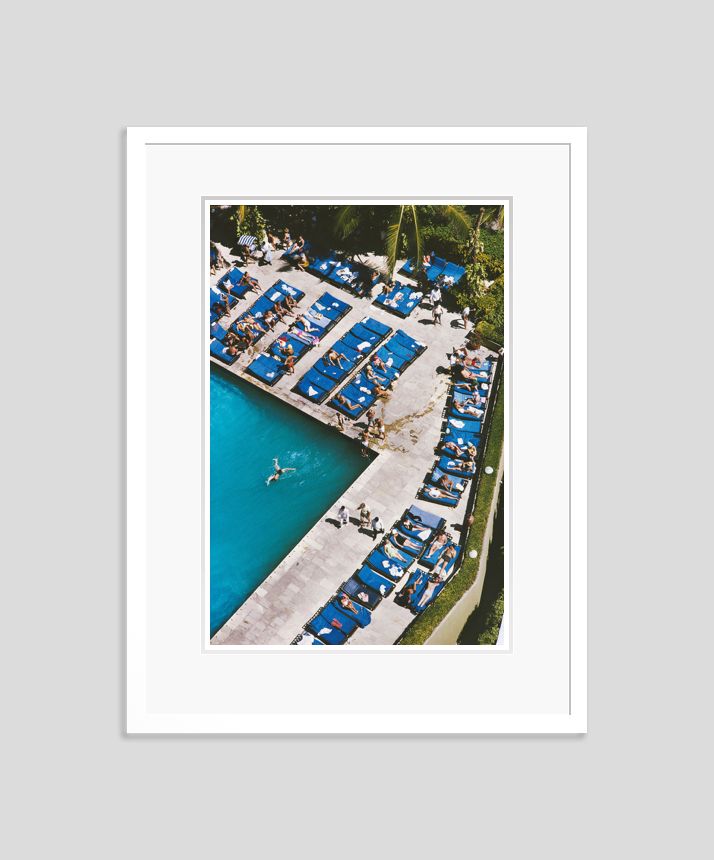 Slim Aarons 'Acapulco Holiday' Framed White photo furniture