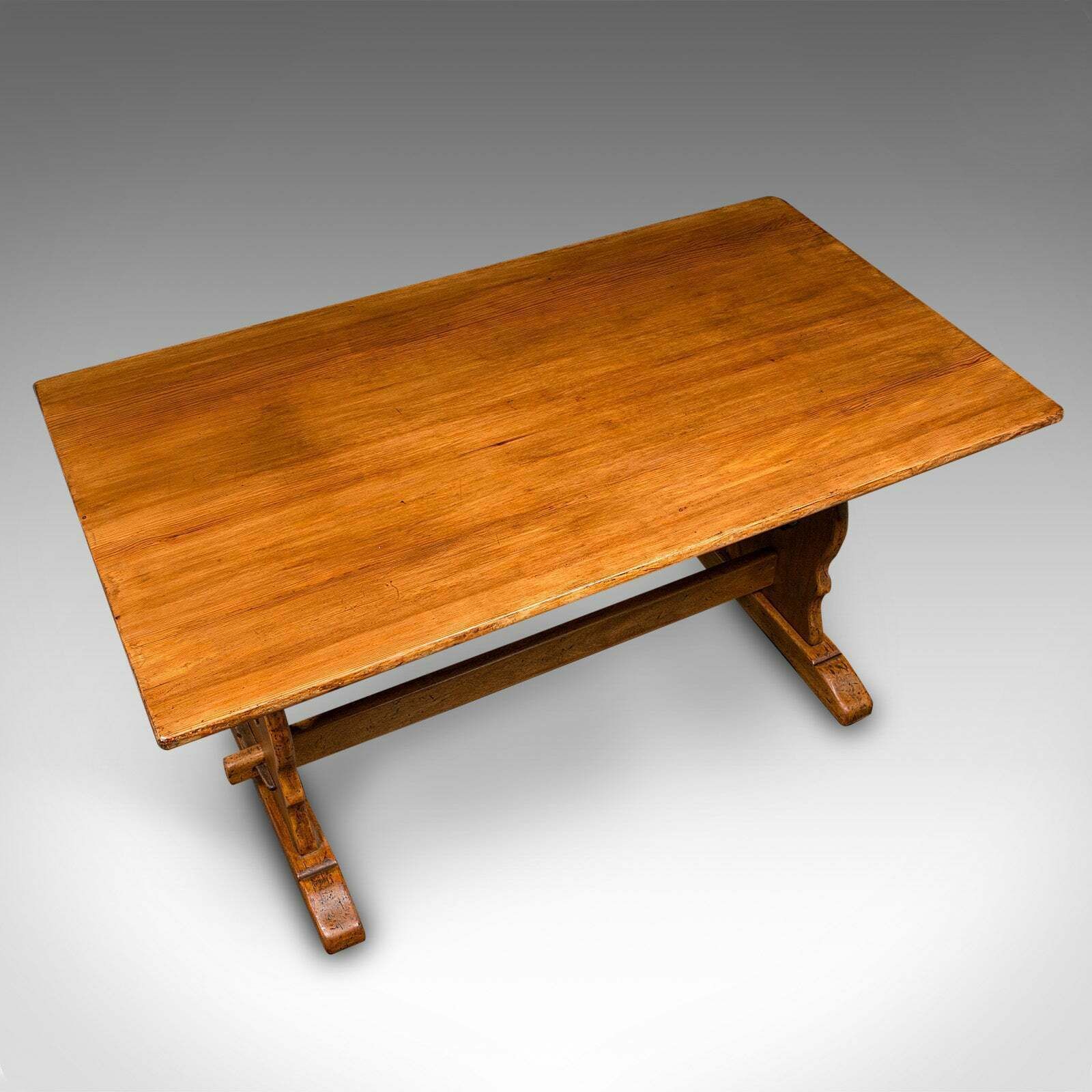 Antique Country Kitchen Table, English, 4 Seater, Breakfast, Supper, Victorian photo vinterior