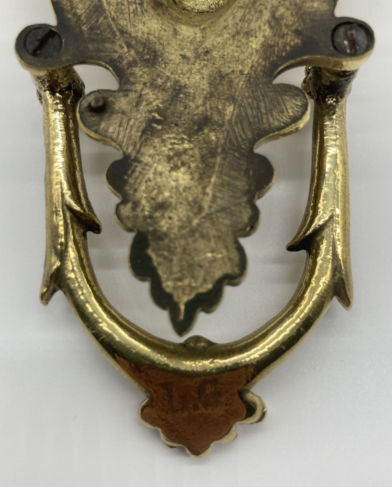 A Pair Of 19th Century Neo   Classical Style Brass Pulls photo vinterior