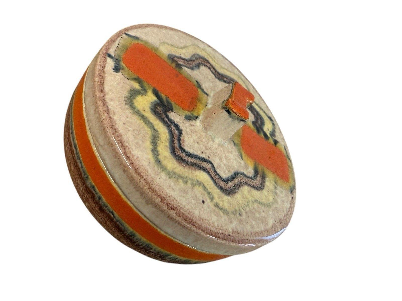 Art Deco Dumler & Breiden Pottery Lidded Pot photo vinterior