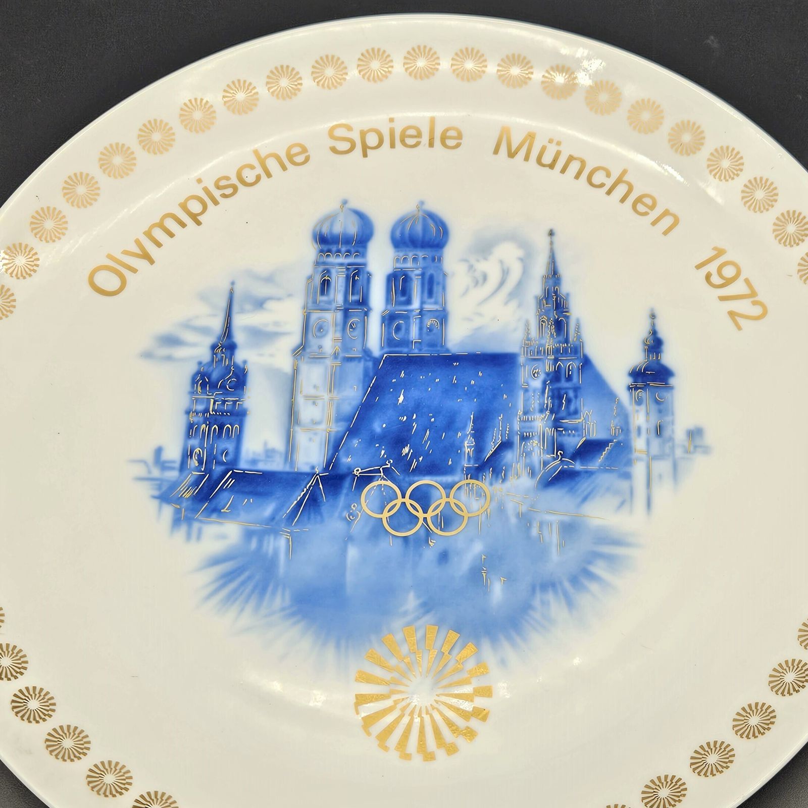 Porcelain Plate From The 1972 Munich Olympic Games photo furniture
