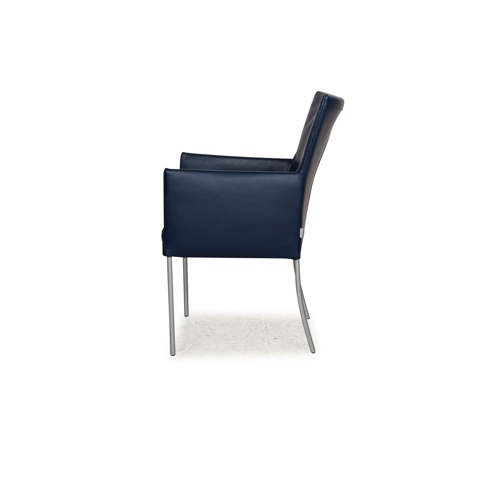 Meubels Set Van 8 Bert Plantagie Arc E Leren Stoelen Blauw Eetkamer photo