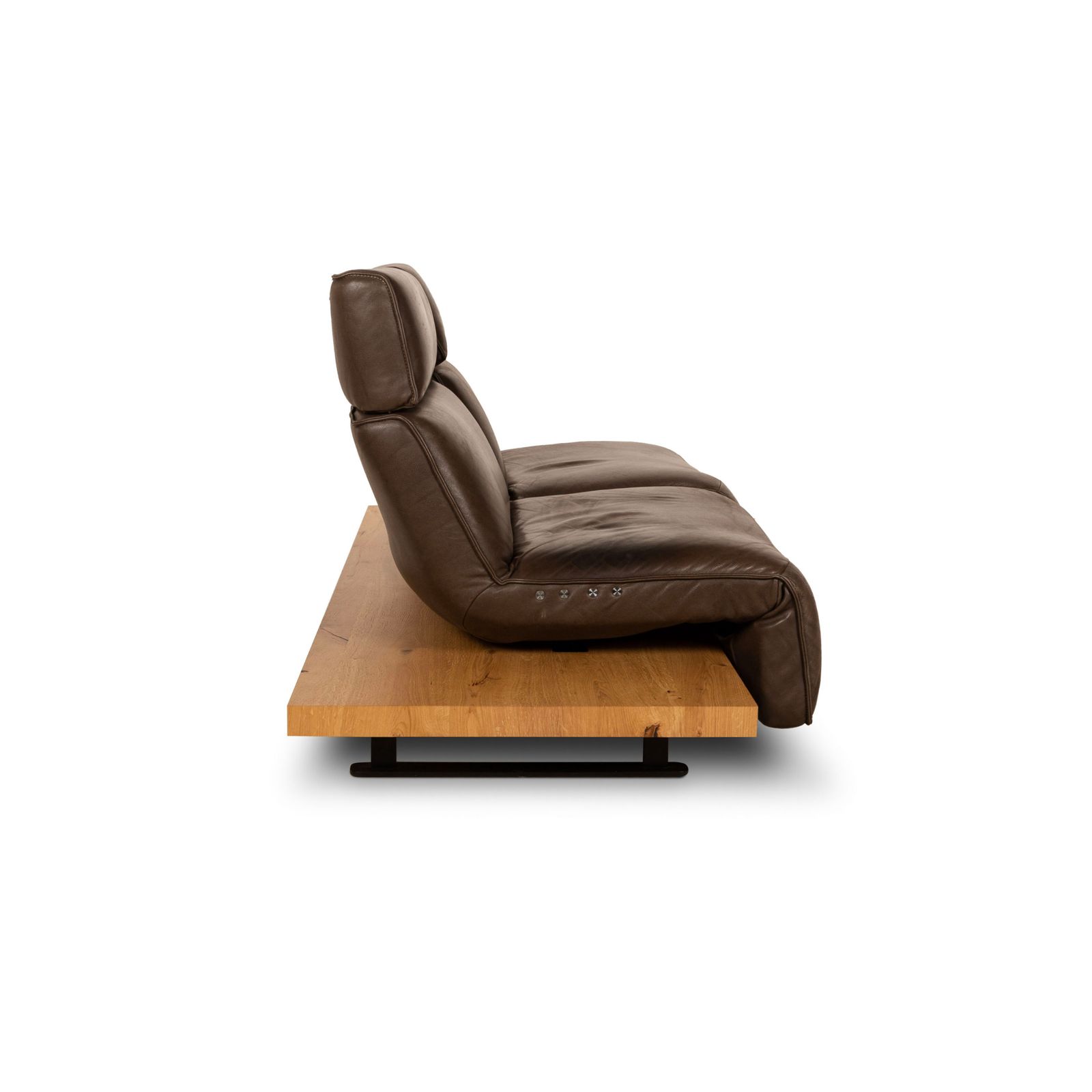 photo for sale Koinor Free Motion Etino 2 Leather Two Seater Brown Manual Function Sofa