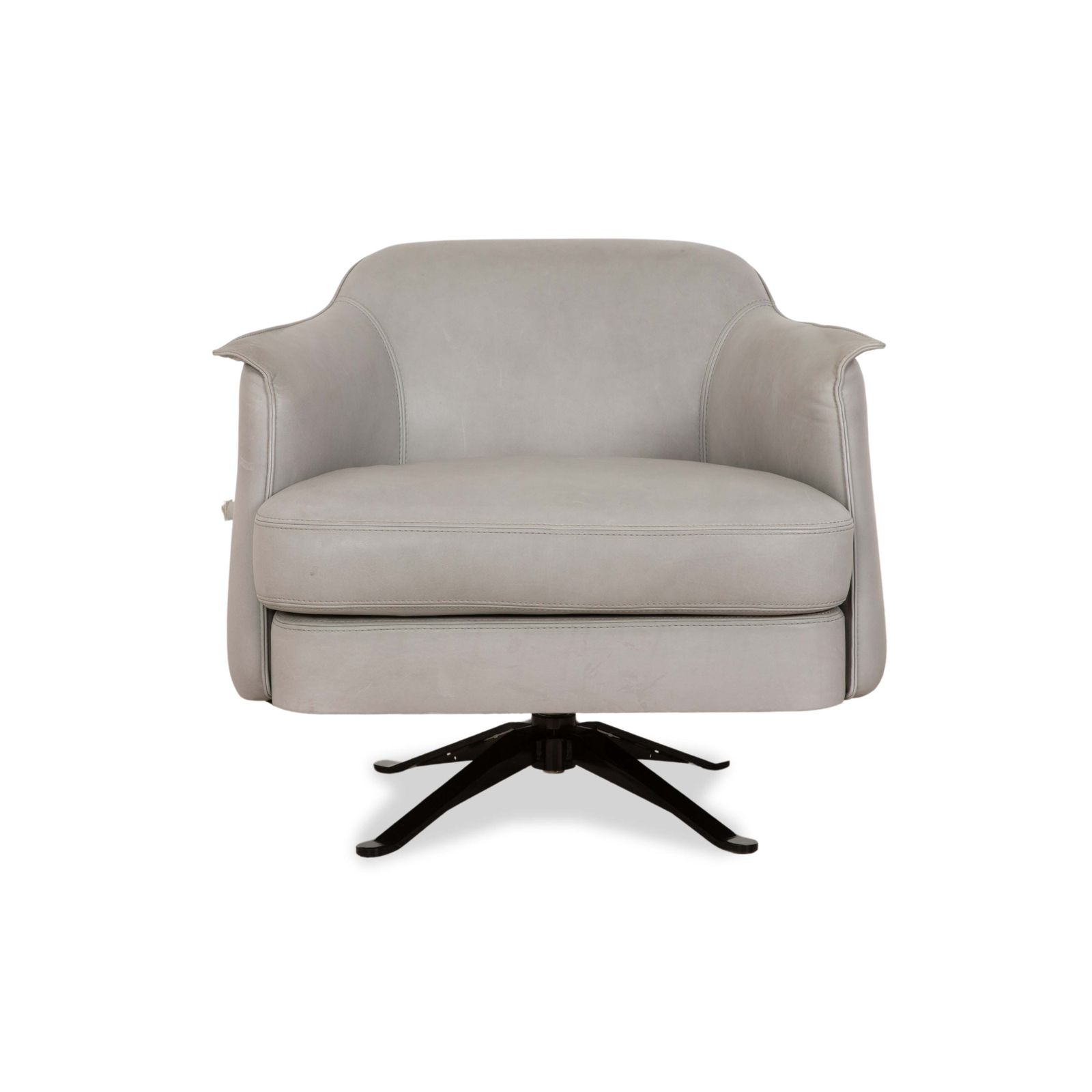 photo for sale Ensemble de fauteuils Cierre Boheme en cuir, gris