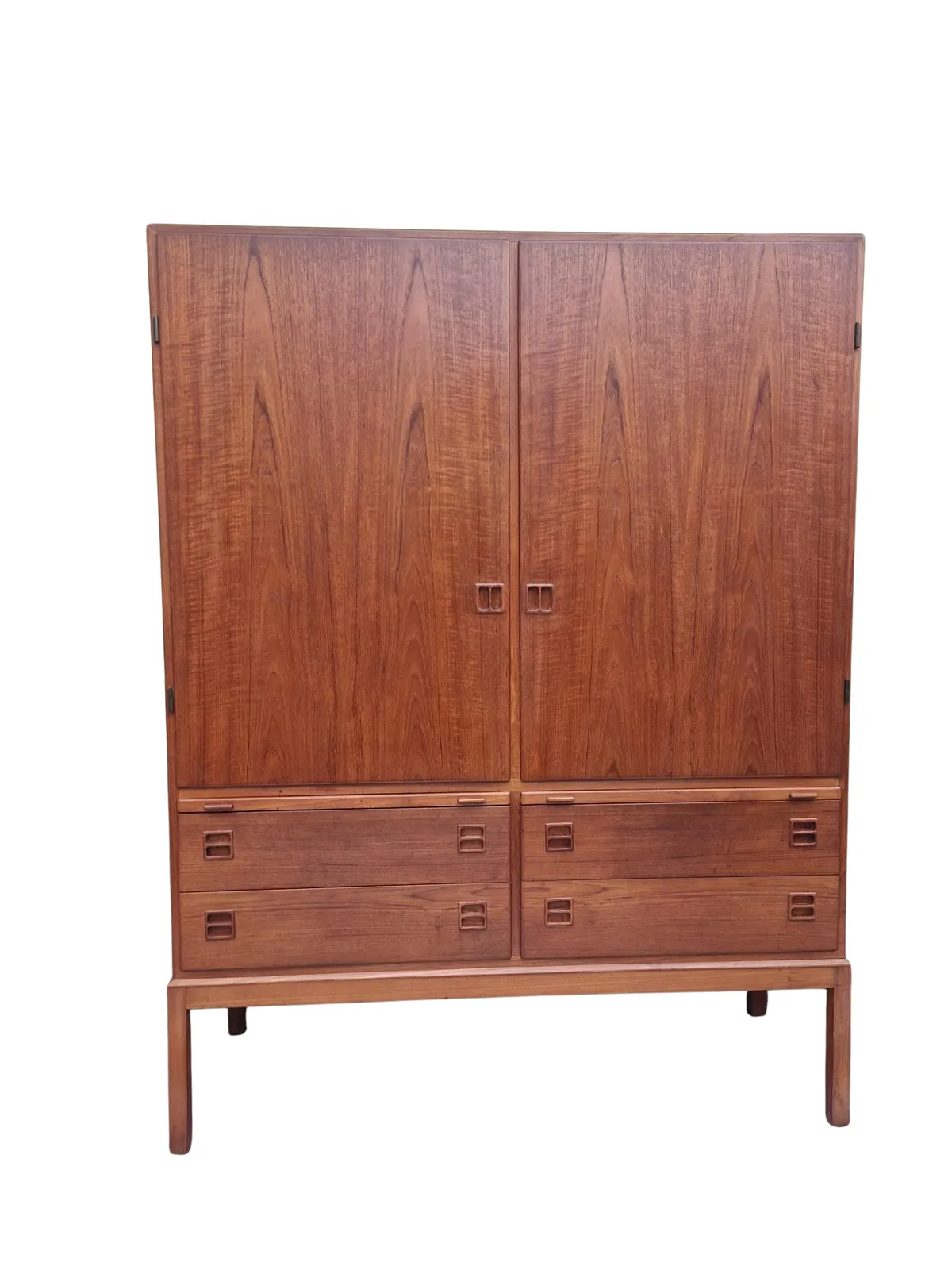Mid Century Danish Teak Cabinet By Johannes Andersen For Bernhard Pedersen, C. 1960s photo Furniture