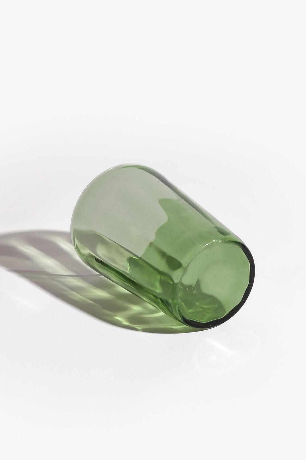 Whitefriars Green Glass Bucket Vase, C. 1930 photo furniture