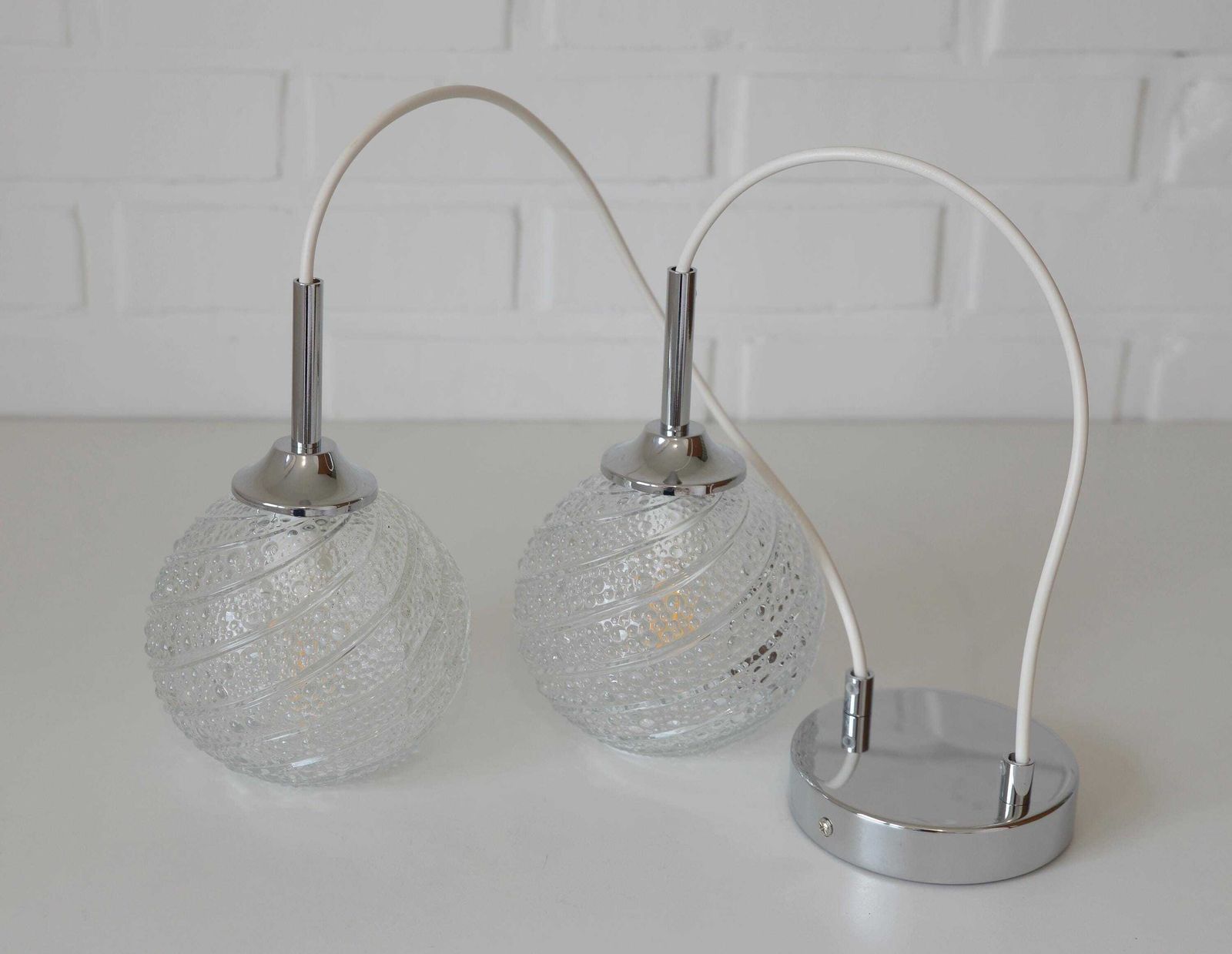 Vintage Pendant Light / Redesign Ceiling Light / Mid Century Lighting / Mcm Hanging Lamp / Cascade Light Fixture photo vintage