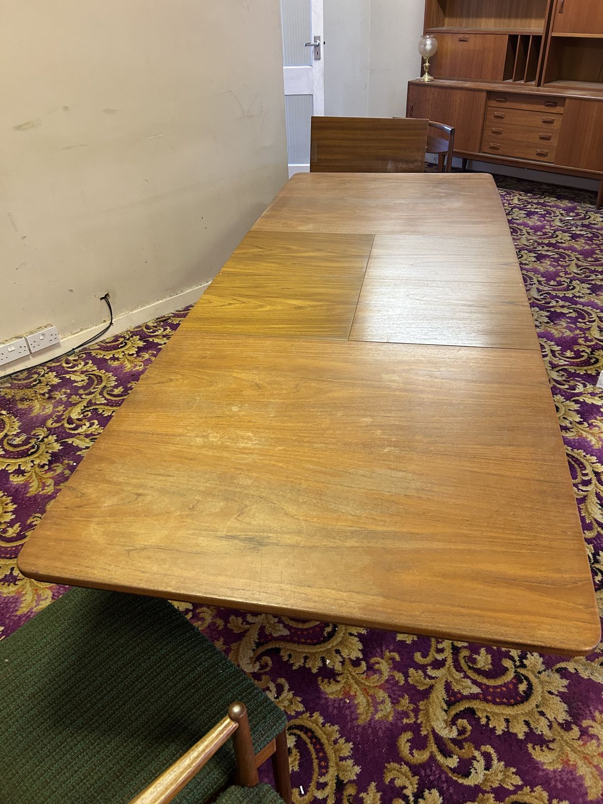Vintage Teak Dining Table And Chairs photo vinterior