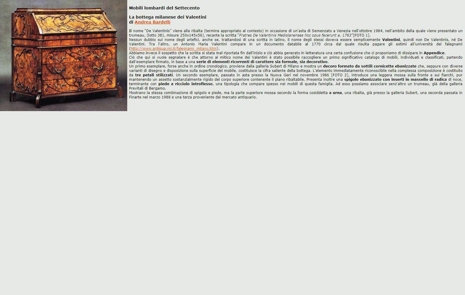 photo buy Secretaire Style 700 Lombardo By "Bottega Milanese Dei Valentini", Walnut & Burl